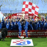 Dinamo slavlje nakon osvojenog Kupa 22.5.2024.