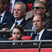 Princ William i princ George na utakmici