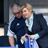 Kolinda Grabar Kitarović na utakmici Dinamo - Rudeš