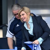 Kolinda Grabar Kitarović na utakmici Dinamo - Rudeš