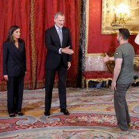 Španjolski kraljevski par i ukrajinski predsjednik, Volodomir Zelenski