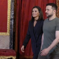 Španjolski kraljevski par i ukrajinski predsjednik, Volodomir Zelenski