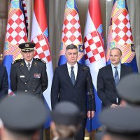 Prijam u Uredu predsjednika povodom Dana Hrvatske vojske