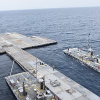 Privremeni mol u Gazi