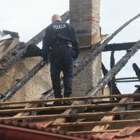 Protueksplozijski pregled i očevid na požarištu kuće na Borlinu