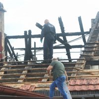 Protueksplozijski pregled i očevid na požarištu kuće na Borlinu