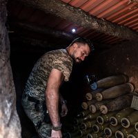 Topničke granate na fronti u Ukrajiini