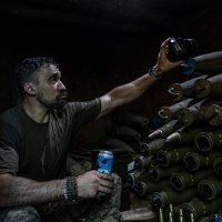 Topničke granate na fronti u Ukrajiini