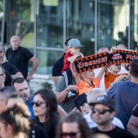 Doček nogometašima Šibenika na Poljanama