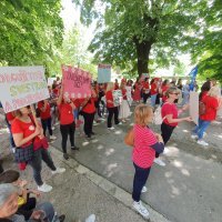 Prosvjed radnica iz vrtića u Slunju