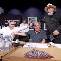 Rade Šerbedžija i glumci na predstavljanju 24. sezone kazališta Ulysses