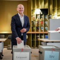 Olaf Scholz na biralištu