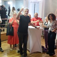 Stožer SDP-a nakon objave rezultata izbornih anketa