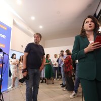 Izborna noć u stožeru Mosta - EU izbori