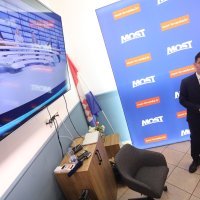 Izborna noć u stožeru Mosta - EU izbori