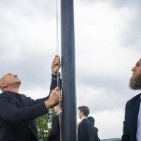 Ivan Anušić na otkrivanju spomenika u Mostaru