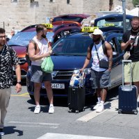 Vrućina i turisti u Splitu