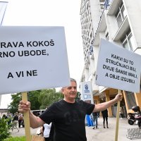 Prosvjed radnika Gradske plinare Zagreb