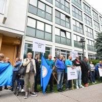 Prosvjed radnika Gradske plinare Zagreb