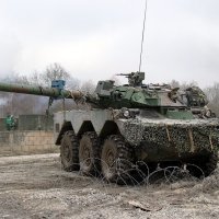 AMX-10RC na vježbama 2006. godine s tzv. srednjoeuropskim kamuflažnim uzorkom
