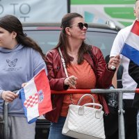 Berlin, Njemačka - Dolazak Hrvatske nogometne reprezentacije u hotel The Ritz Carlton,  14.06.2024.