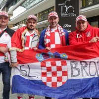 Hrvatska, navijači u Berlinu uoči utakmice Hrvatska - Španjolska, 15.6.2024.