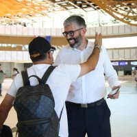 Gennaro Gattuso sletio u Split, 17.6.2024.