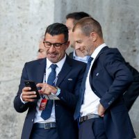 Svečana loža tijekom utakmice Hrvatska-Španjolska