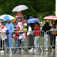Hrvatska nogometna reprezentacija stigla u Hamburg, 18.6.2024.