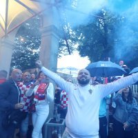 Atmosfera u Hamburgu večer uoči utakmice Hrvatska - Albanija, 18.6.2024.