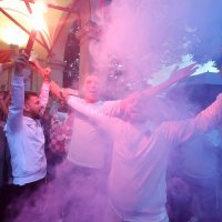 Atmosfera u Hamburgu večer uoči utakmice Hrvatska - Albanija, 18.6.2024.