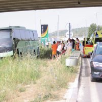 Autobus sletio s ceste u Kaštel Štafiliću