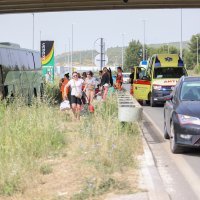 Autobus sletio s ceste u Kaštel Štafiliću