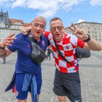 Hrvatska, navijači, Leipzig, 23.6.2024.