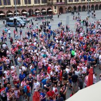 Hrvatska, navijači, Leipzig 2, 23.6.2024.