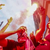 Hrvatska, navijači, Leipzig 2, 23.6.2024.