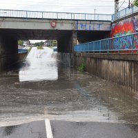 U Slavonskom Brodu poplavljen podvožnjak nakon kiše