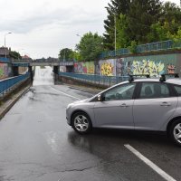 U Slavonskom Brodu poplavljen podvožnjak nakon kiše