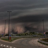 Superćelija zamračila nebo nad Vukovarom