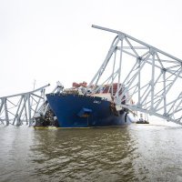Srušeni most 'Francis Scott Key Bridge' u Baltimoreu