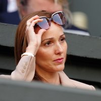 Jelena Đoković s djecom na Wimbledonu