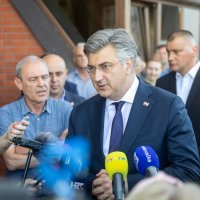 Andrej Plenković u Bošnjacima