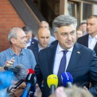 Andrej Plenković u Bošnjacima