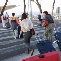 Gužva u zračnoj luci Split