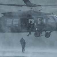 Pokazne vježbe Hrvatske vojske i policije, vojni helikopter Black Hawk