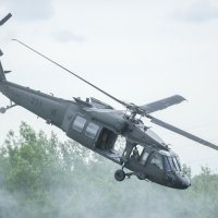 Pokazne vježbe Hrvatske vojske i policije, vojni helikopter Black Hawk