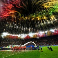 Slavlje Španjolaca nakon osvajanja Eura