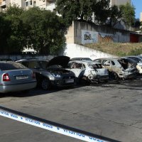 Izgorjeli automobili u Splitu