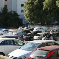 Izgorjeli automobili u Splitu