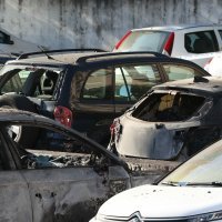 Izgorjeli automobili u Splitu
